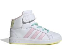Adidas Girls Grand Court Trainers Blanc/Rose 5.5 (38.7) Female