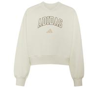 adidas - Girl's Seasonals Collegiate Typography V-Neck - Pull - 140 - off white / crystal linen