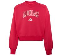 Adidas Sweatshirt col V fille Seasonals Collegiate Typography Rose / Blanc 11/12 ans