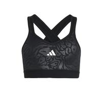 adidas Girl'S Soutien-gorge All Sports avec imprimé d'inspiration animale et nuages (dolescents), Noir / Blanc, 140
