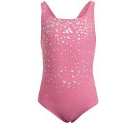 Adidas Glitter V-Back Swimsuit Kids Fusion Rose 7-8 ans Female