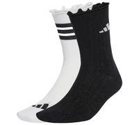 adidas - Glow Socks 2-Pack - Chaussettes multifonctions - EU 43-45 - white / black / grey one
