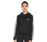 Adidas W 3S FT CRO HD Sweat Womens, Black/White, M