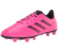 adidas Goletto VIII Firm Ground Soccer Shoe, Team Shock Pink/Core Black/Core Black, 2 US Unisex Little Kid