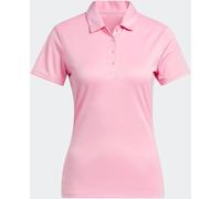 Adidas Golf adidas Golf Light Pink Womens Light Solid Performance Short Sleeve Polo Shirt Light Pink Large Regular
