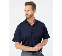 adidas Golf Mens ClimaLite Basic Short-Sleeve Polo (A130) -NAVY/WHITE -4XL