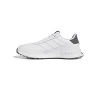 adidas Golf S2G Chaussures de golf en cuir sans crampons pour homme 24, Chaussures Blanc/Anthracite, 11 US