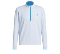ADIDAS GOLF T-Shirt fonctionnel 'Lightweight Half-Zip' bleu clair / blanc, Taille XS