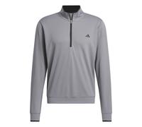 ADIDAS GOLF T-Shirt fonctionnel 'Lightweight Half-Zip' gris / noir, Taille XL