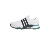 adidas Golf Tour360 24 Chaussures de golf pour homme, Chaussures Blanc/Noir/Aurora Ivy, 43 1/3 EU
