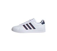 adidas Grand Court 2.0 Chaussures Basses pour Homme, Blanc Bleu foncé., 42 EU