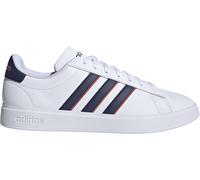 Adidas Grand Court 2.0 Low-Top Trainers Mens Blanc/Bleu foncé 9.5 (44) Male