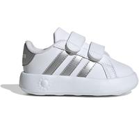 adidas Grand Court 2.0 Shoes Kids Mixte Enfant Basket, Cloud White Matte Silver Cloud White, 20 EU