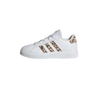 adidas Grand Court 2.0 Shoes Kids Chaussure de Tennis, Cloud White/Magic Beige/Gold, 36 EU