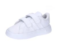 adidas Grand Court 2.0 Shoes Kids Mixte Enfant Basket, Cloud White Cloud White Grey, 24 EU