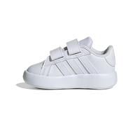 adidas Grand Court 2.0 Shoes Kids Mixte Enfant Basket, Cloud White Cloud White Grey, 24 EU