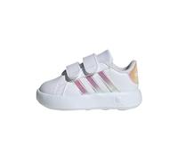 adidas Grand Court 2.0 Shoes Kids Mixte Enfant Basket, Cloud White Iridescent Grey Two, 26 EU