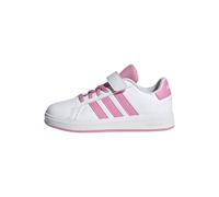 adidas Grand Court 2.0 Shoes Kids Mixte Enfant Basket, FTWR White Bliss Pink Core Noir, 32 EU
