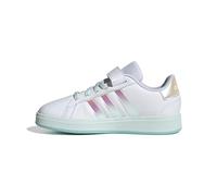 adidas Grand Court 2.0 Shoes Kids Mixte Enfant Basket, FTWR White Iridescent Halo Mint, 1 UK Child