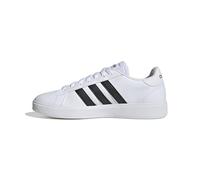 Adidas Grand Court Base Womens Trainers Blanc/Noir 7 (40.7) Female