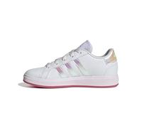adidas Grand Court Lifestyle Lace Tennis Shoes Chaussures, FTWR White/Almost Pink/Pink Fusion, 30.5 EU