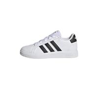 adidas Grand Court Lifestyle Tennis Lace-Up, Baskets Unisexe Enfants, ftwr white/core black/core black,