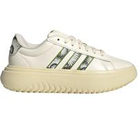Adidas Grand Court Platform Shoes Womens Blanc/Vert 5.5 (38.7) Female