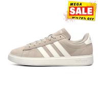 Adidas Grand Escarpin 2.0 Hommes Classique Décontracté Mode Daim Cuir Gris