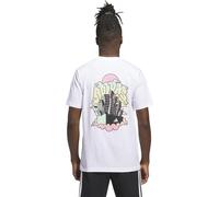 Adidas Graphic Logo T-Shirt Mens Blanc S Male