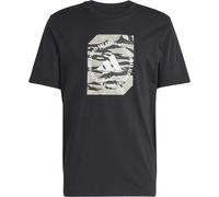 Adidas Graphic Logo T-Shirt Mens Boîte de camouflage noir 2XL Male