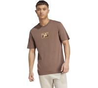 Adidas Graphic Logo T-Shirt Mens Boîte de camouflage terrestre 2XL Male