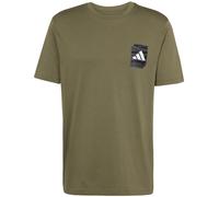 Adidas Graphic Logo T-Shirt Mens Olive Str Camo M Male