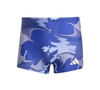 adidas Graphic Swim Boxers Slips de Bain, Semi Lucid Blue/White, 30 Homme