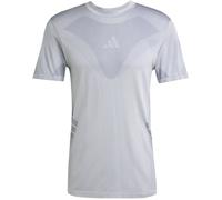 Adidas Gym+ Seamless Tee Mens Argent/Bleu foncé XL Male