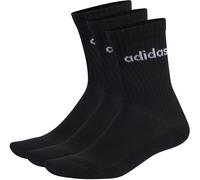 Adidas Half-Cushioned Crew 3 Pack Socks Noir/Blanc 4.5 - 5.5 Unisex