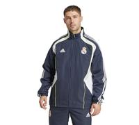 adidas Haut de survêtement Real Madrid UBP pour homme, Bleu marine, M