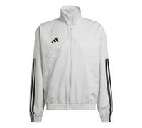 adidas Haut de survêtement tissé House of Tiro pour homme, gris/noir, M