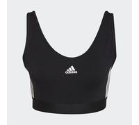 Adidas Haut Soutien-Gorge Gym GS1343 Essentials 3-STRIPES Noir Blanc Pads