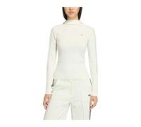 Adidas - Haut Tricoté à Capuche et Manches Longues - Femme - Pulls - Blanc - Taille: 38 FR