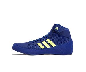 Adidas Havoc HVC Bottes de Boxe pour Enfants Bleu Taille 30, Bleu Marine
