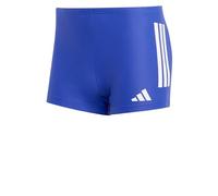 Adidas Short de bain 3 Stripes Bold Boxer Taille 10 Bleu semi-lucide/Blanc