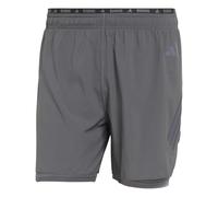 adidas Herren ADI365 Running Formotion Iconic 2in1 Shorts, Grey Six, L