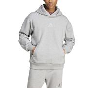 adidas Herren All SZN Fleece Hoodie, Medium Grey Heather, L
