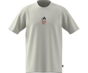 adidas Herren ANX Hoop Graphic T-Shirt, Off White, XS