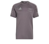 adidas Herren Audi Formula One Team Driver Jersey Replica Short Sleeve Men, Grey strata/Iron met., XXL