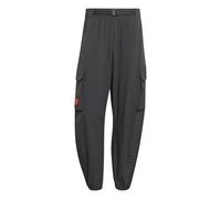 adidas Herren Audi Formula One Team Elevated Woven Pant, Utility Black/Hi-res Red, S