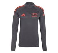 adidas Herren AUDI FORMULA ONE TEAM MECHANICS 1/4 ZIP, utility black/hi-res red, L