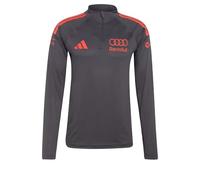 adidas Herren AUDI FORMULA ONE TEAM MECHANICS 1/4 ZIP, utility black/hi-res red, XXL