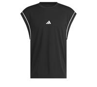 adidas Herren Basketball All World Sleeveless Tank, Black/Black, XL
