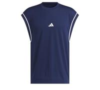 ADIDAS PERFORMANCE T-Shirt fonctionnel 'All-World' bleu marine / blanc, Taille L